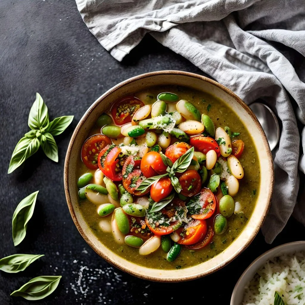 Italian Lima Bean Soup