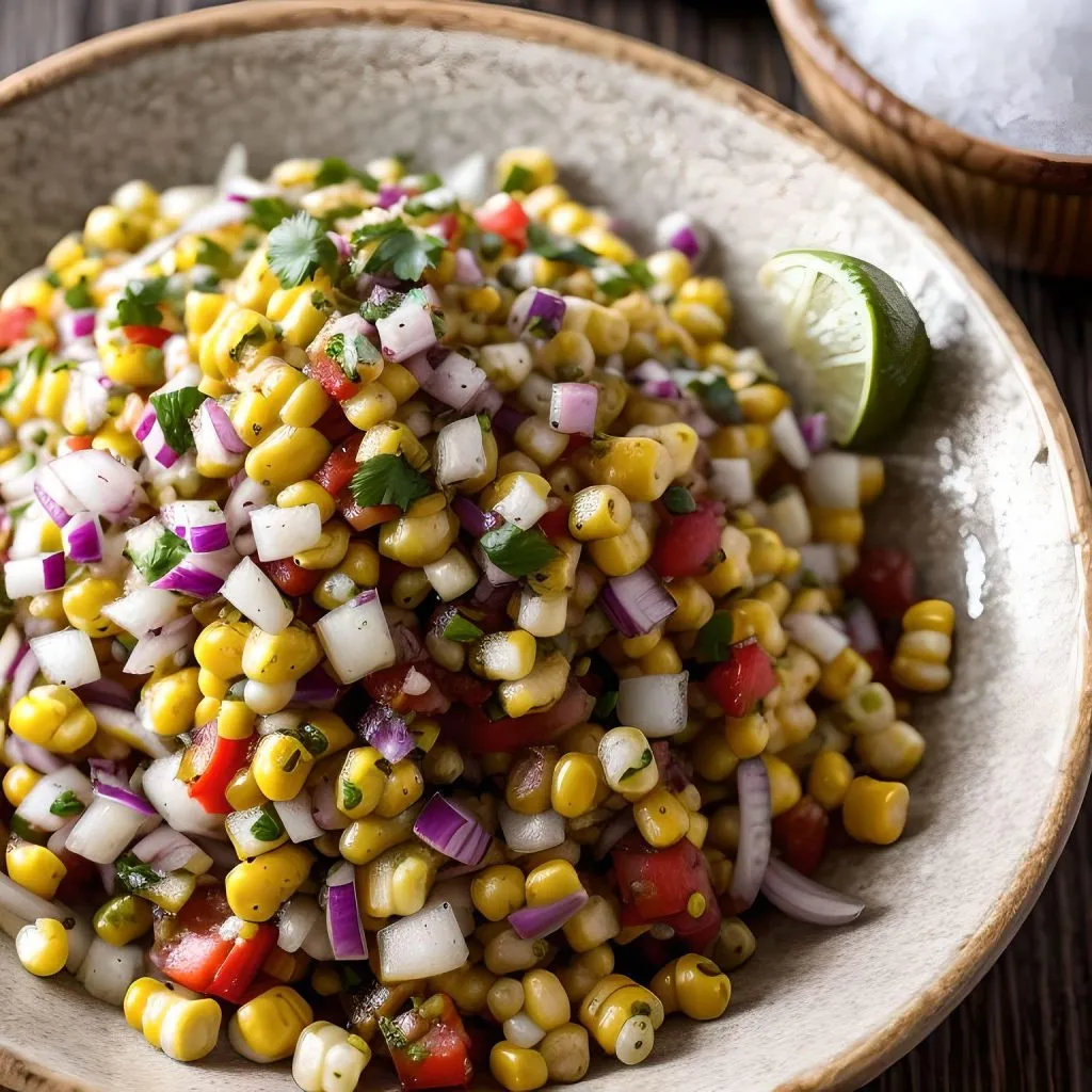 Jicama Chipotle Corn Salsa