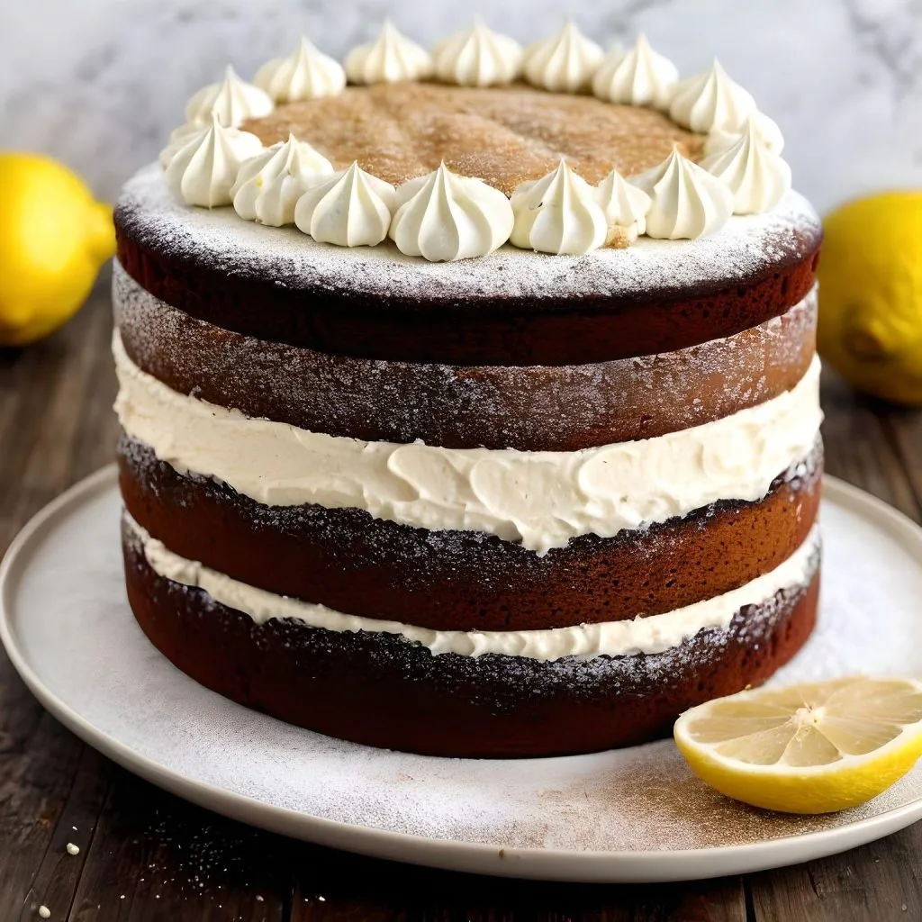 Lemon Cardamom Cake 1 1024x1024 Heavenly Cardamom Cake Recipe