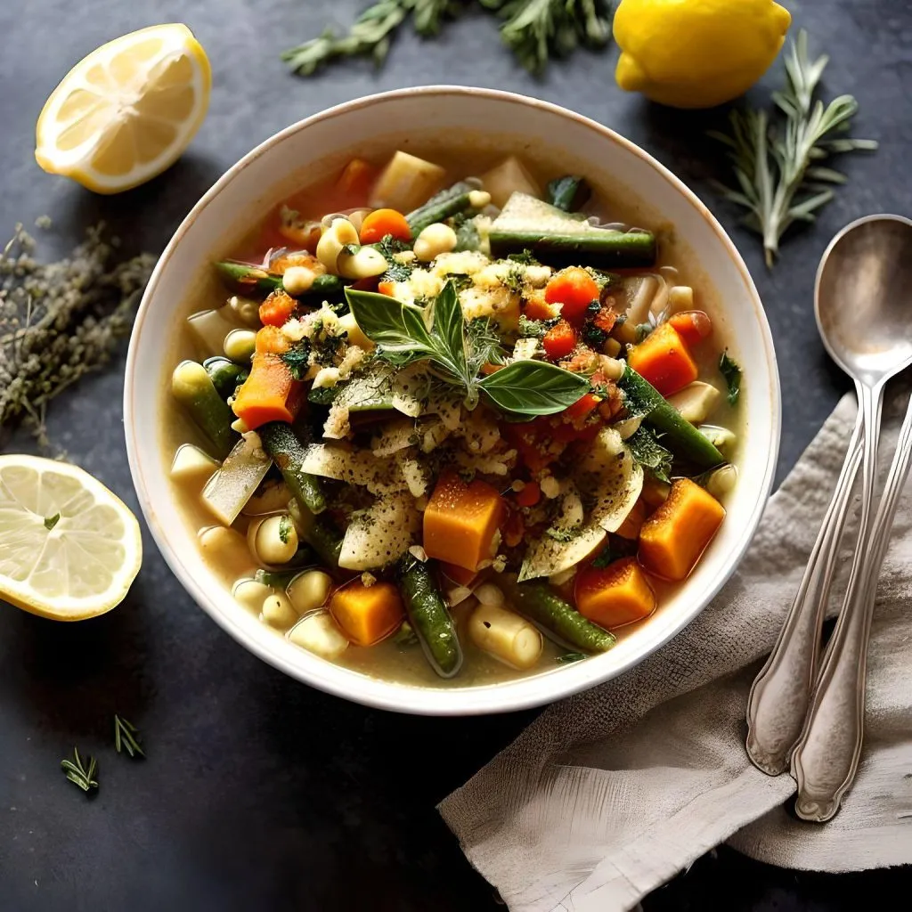 Lemon-Herb Minestrone