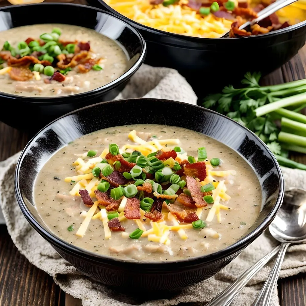 Loaded Baked Potato Soup 1024x1024 Chili’s Potato Soup Recipe