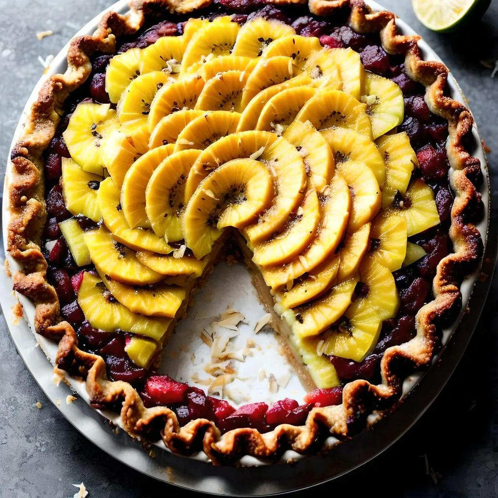 Mango Paradise Million-Dollar Pie