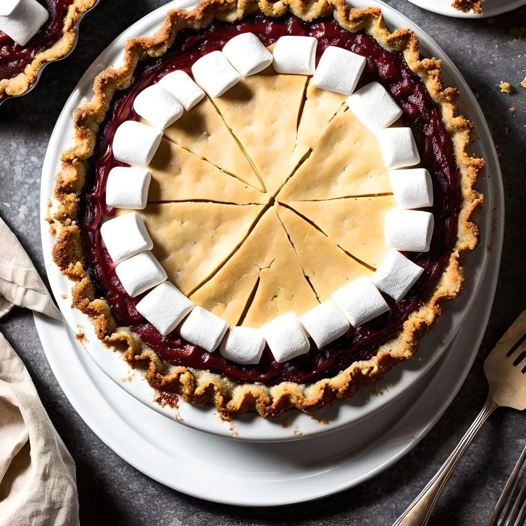 Marshmallow-Topped Sweet Potato Pie: