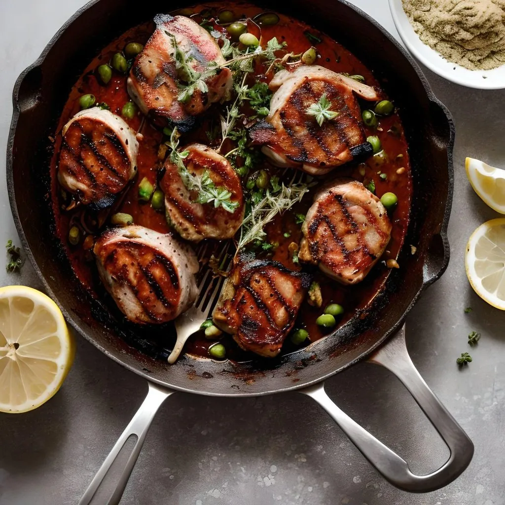 Mediterranean Thin Boneless Pork Chops