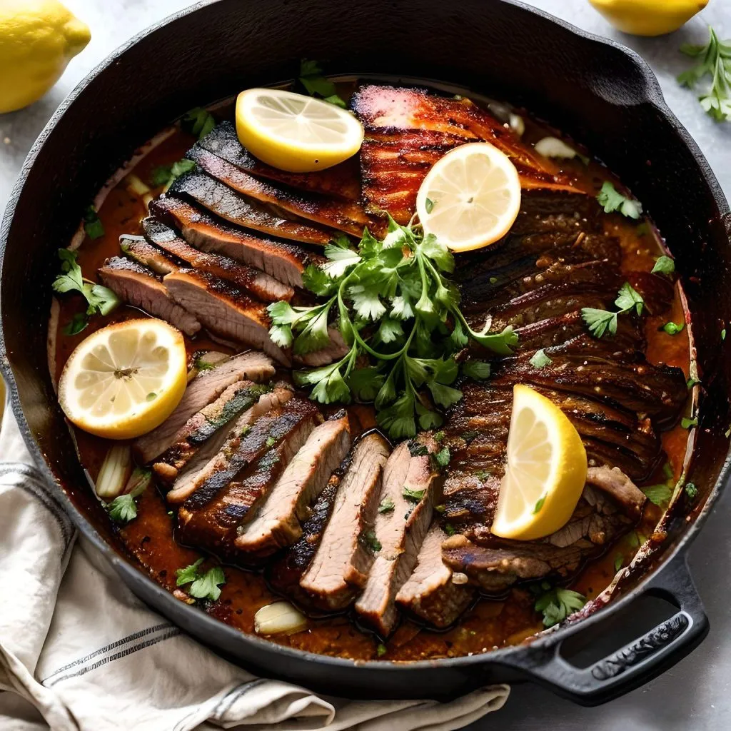 Mediterranean Style Pork Brisket 1024x1024 Pork Brisket Recipe