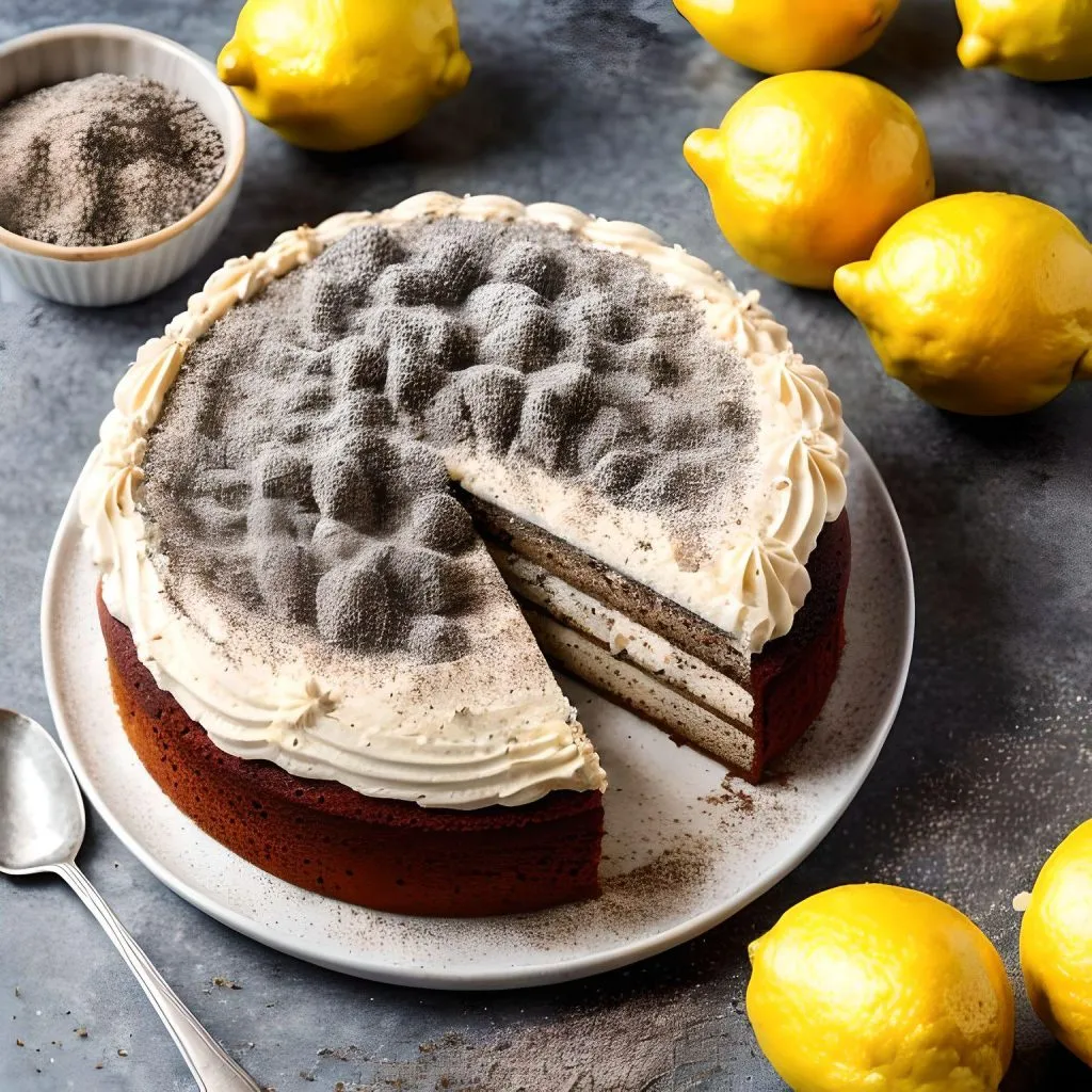 Meyer Lemon Poppy Seed Cake