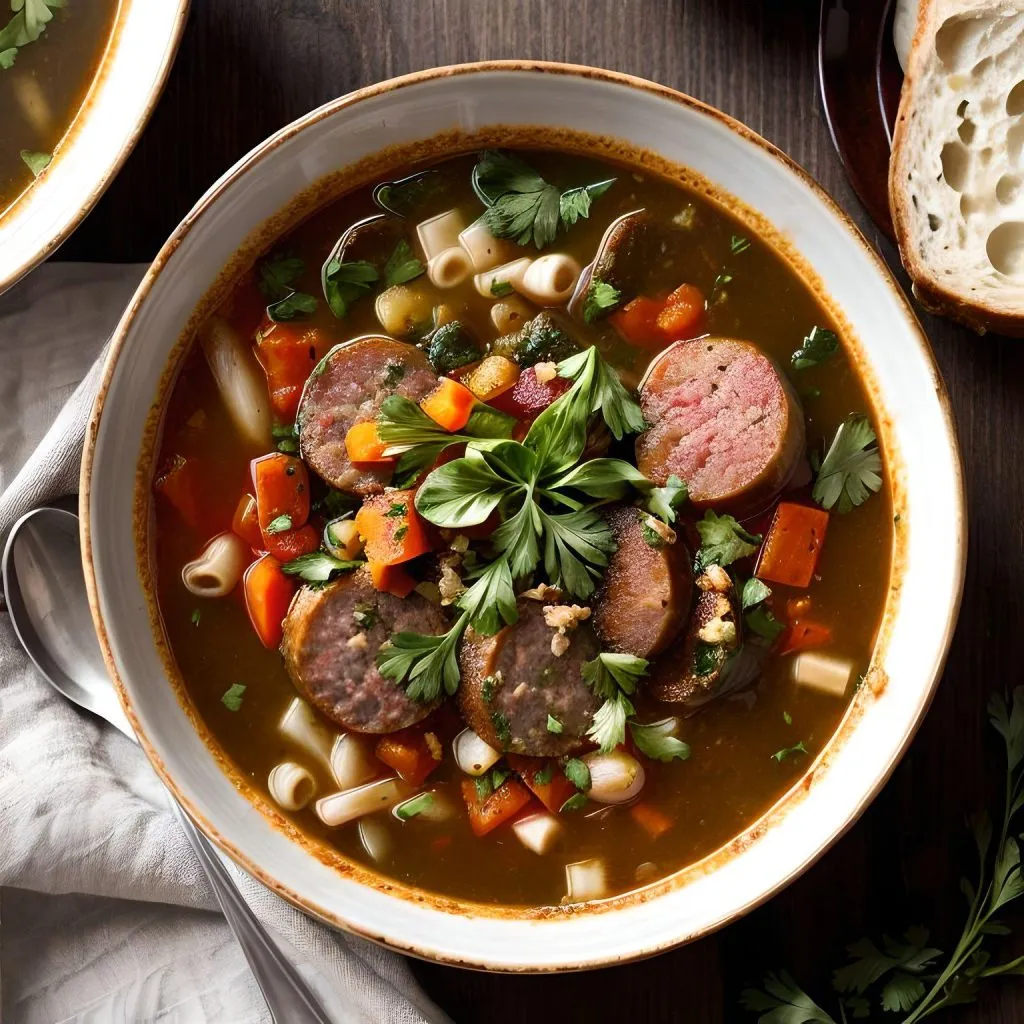  Minestrone with Italian Sausage