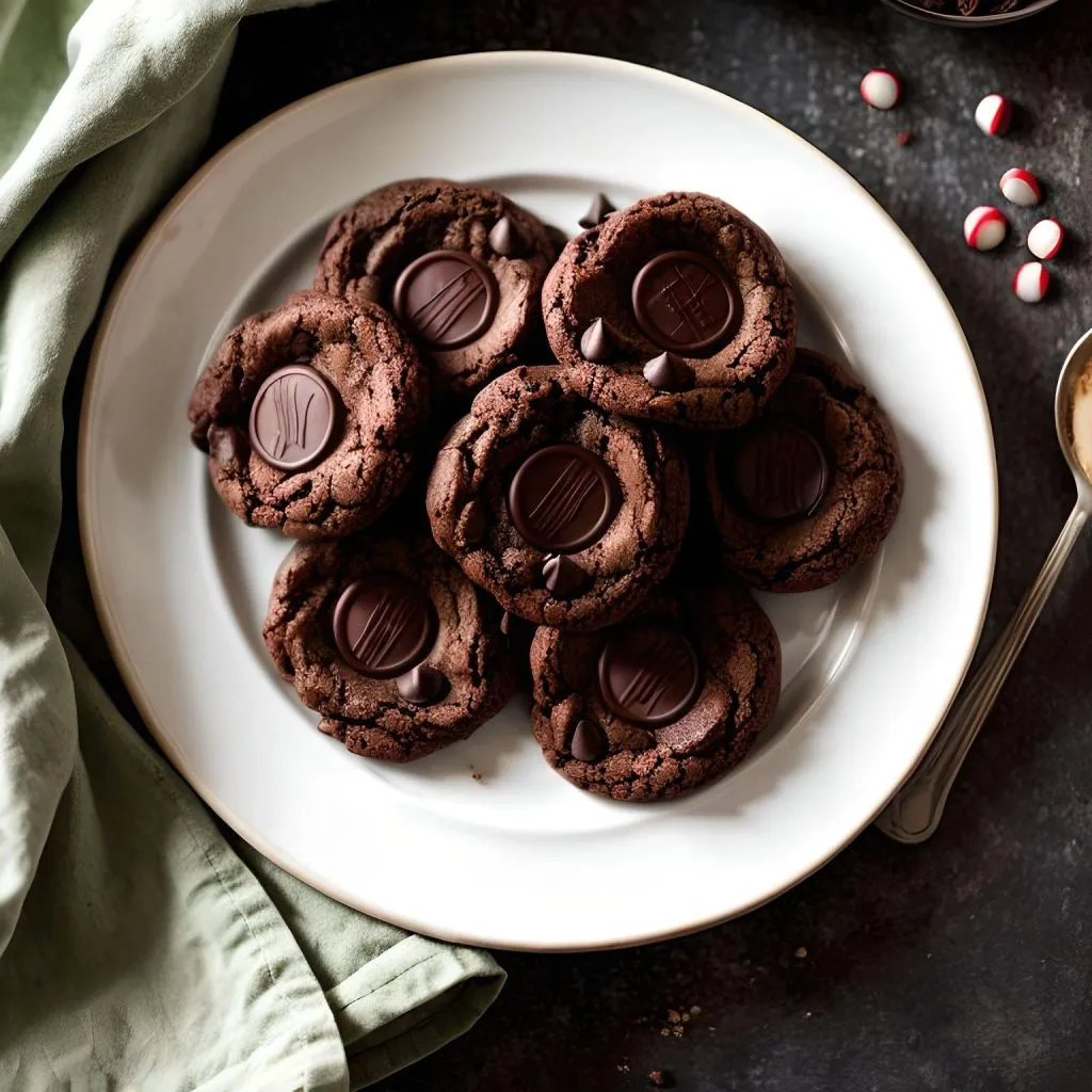Mint Chocolate Delight Cookies