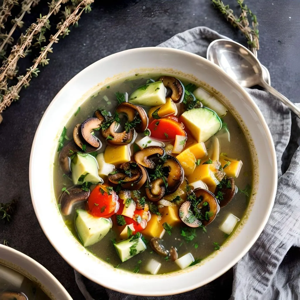 Mushroom and Thyme Soup