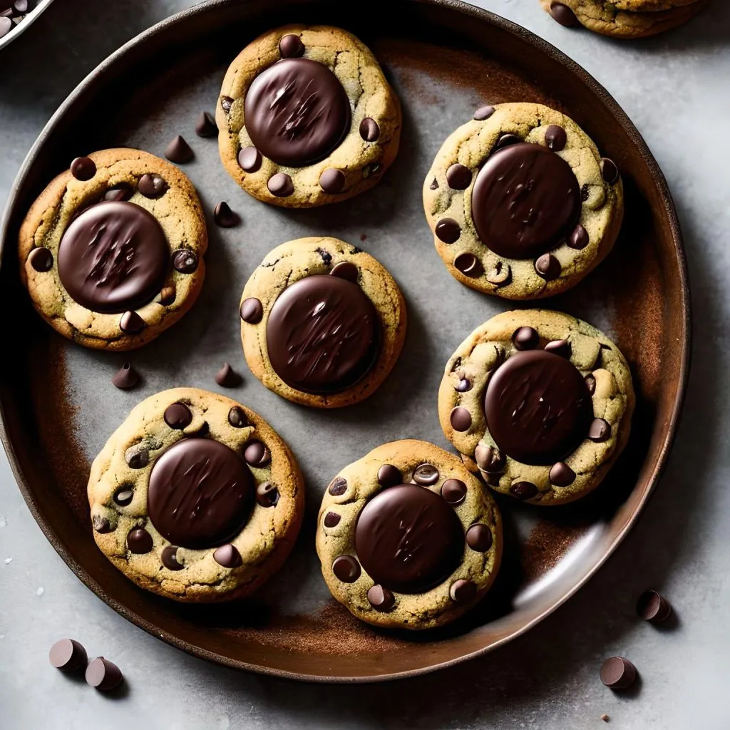 Nutella Stuffed Chocolate Chip Cookies 1024x1024 Copycat Chick-fil-A Cookies Recipe