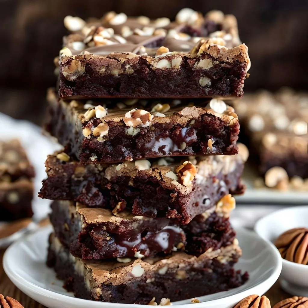 Nutty Brownie Bars