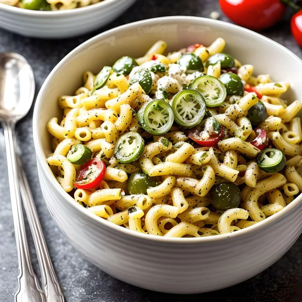 Pickled Pepperoncini Macaroni Salad