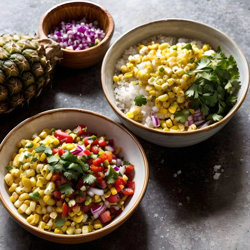 Pineapple Chipotle Corn Salsa