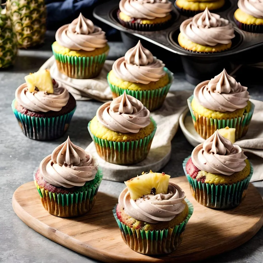 Pineapple Filled Cupcakes 1024x1024 Pineapple Filling For Cake Recipe