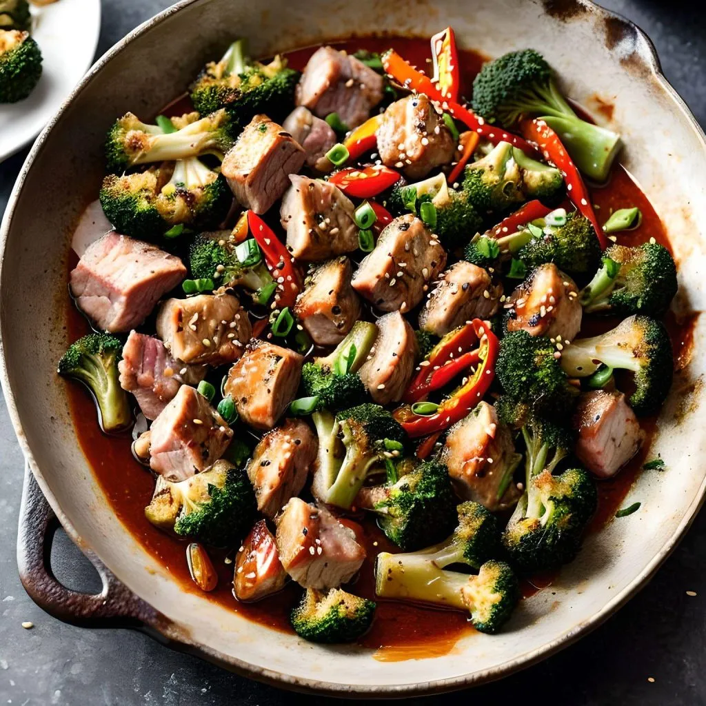 Pork And Broccoli Stir Fry 1024x1024 Cubed Pork Recipe