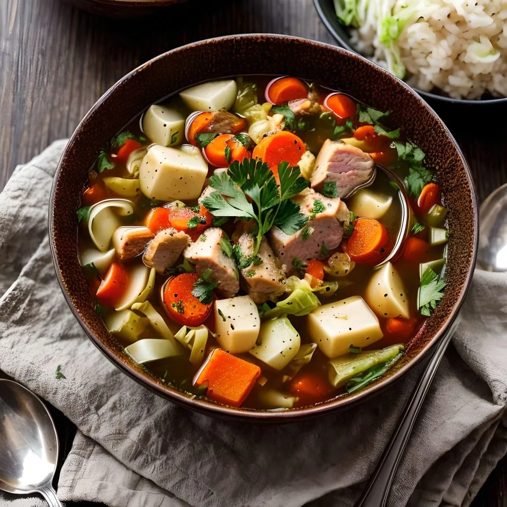 Pork And Cabbage Soup 1 1024x1024 Cubed Pork Recipe