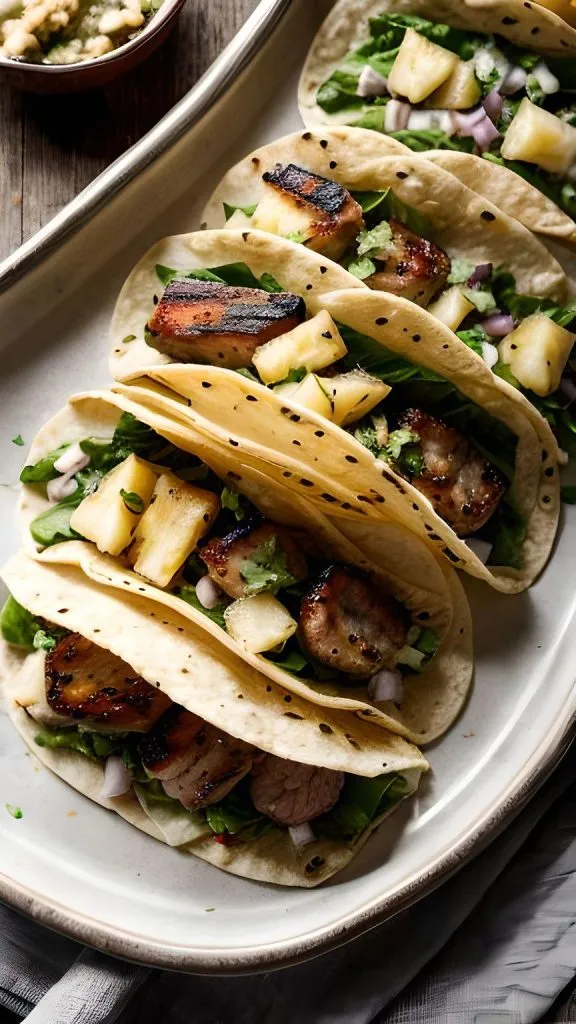 Pork And Pineapple Tacos 576x1024 Cubed Pork Recipe
