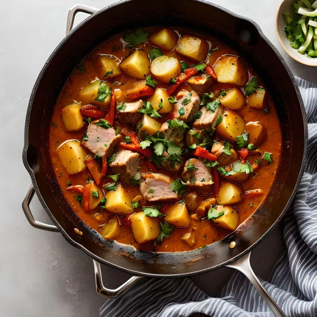 Pork And Potato Curry 1024x1024 Cubed Pork Recipe
