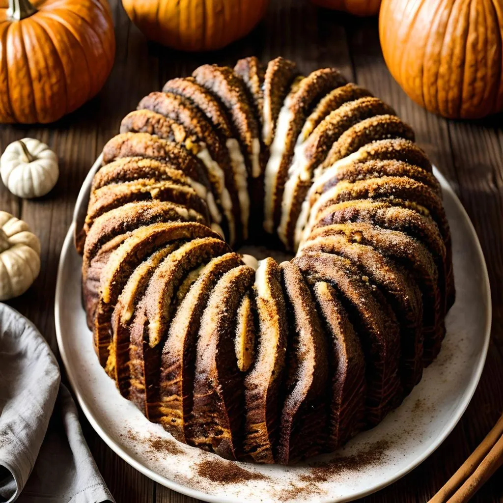 Pumpkin Spice Cheese Babka