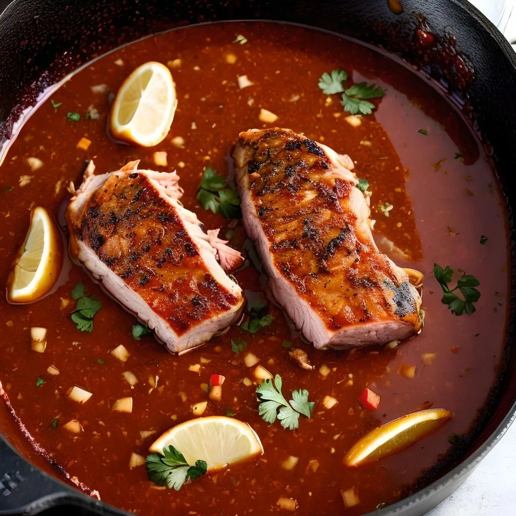 Red Wine Pork Gravy 1024x1024 Gravy Roast Pork Recipe