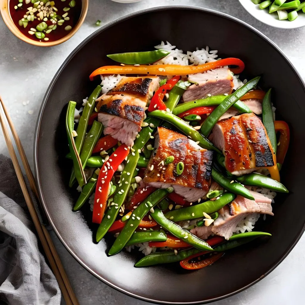 Shaved Pork Stir-Fry