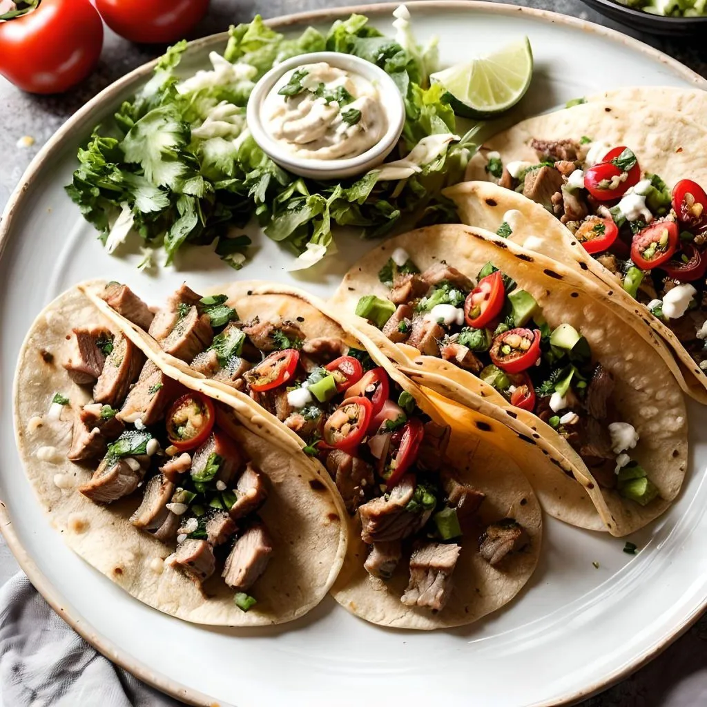 Shaved Pork Tacos