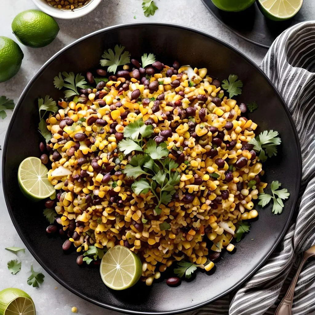 Shoepeg Corn and Black Bean Salad