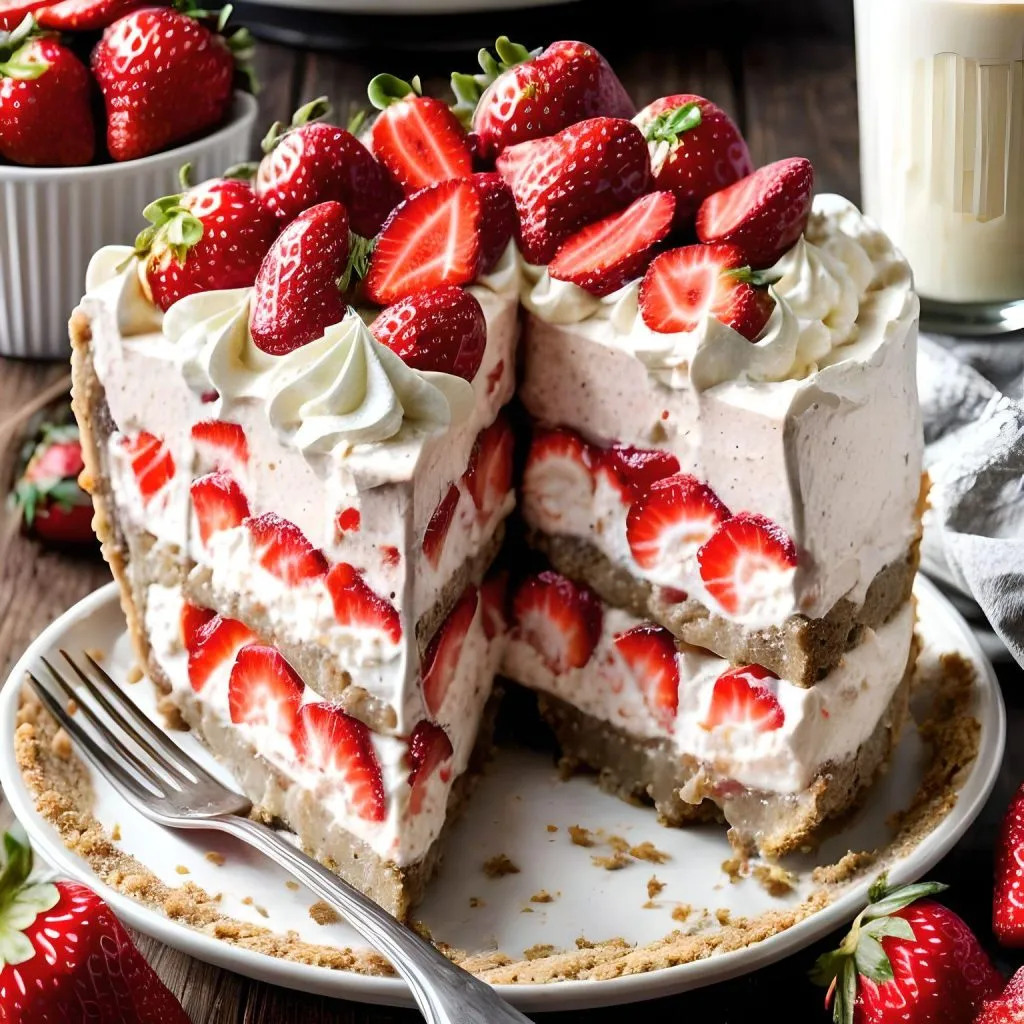 Shoney's Strawberry Parfait Pie