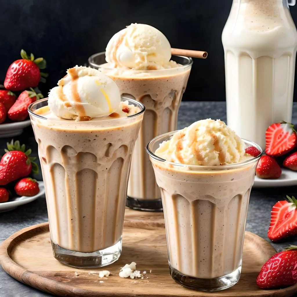 Shoney's Strawberry Pie Milkshake