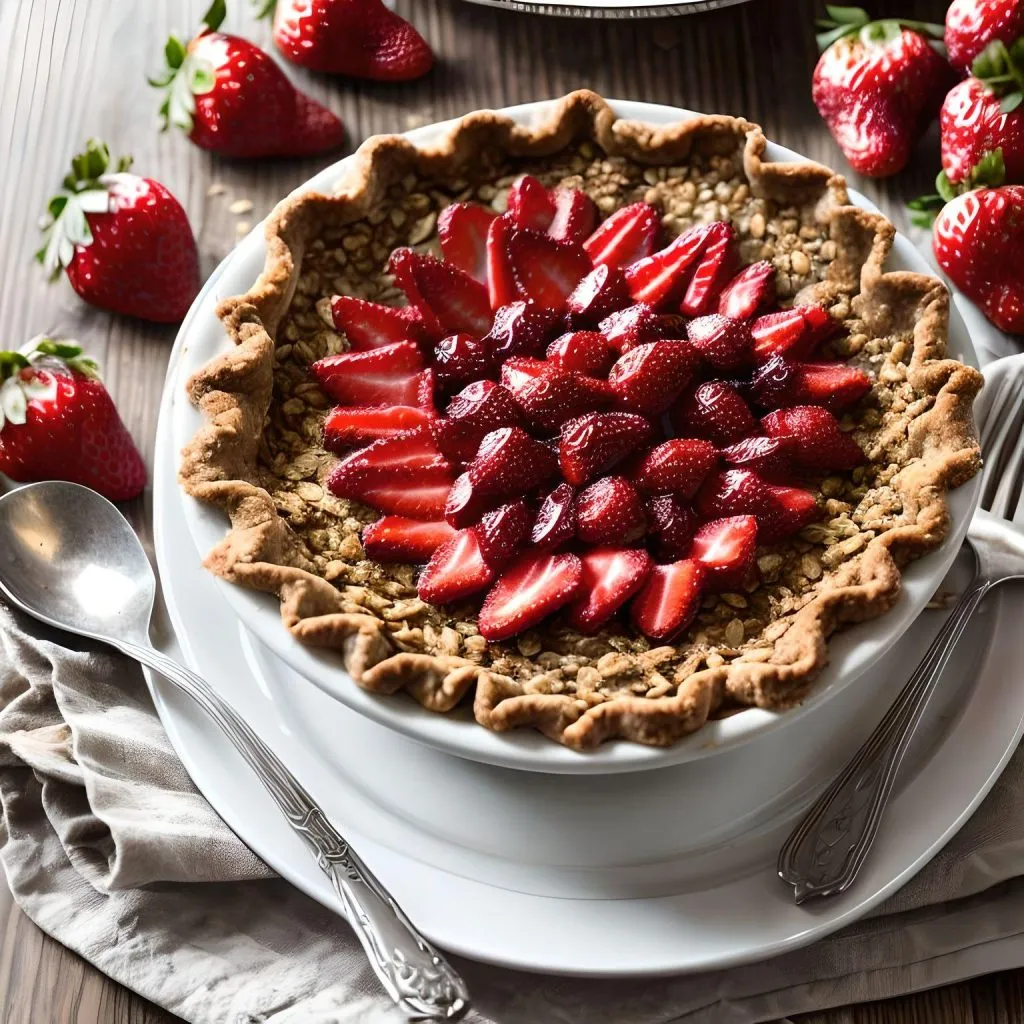 Shoney's Strawberry Pie Overnight Oats