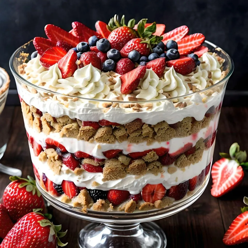 Shoney's Strawberry Pie Trifle