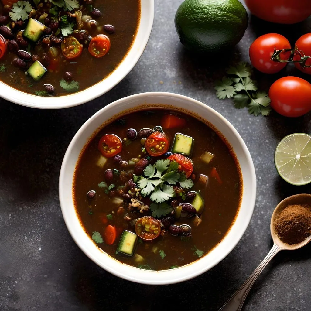 Spicy Black Bean Soup