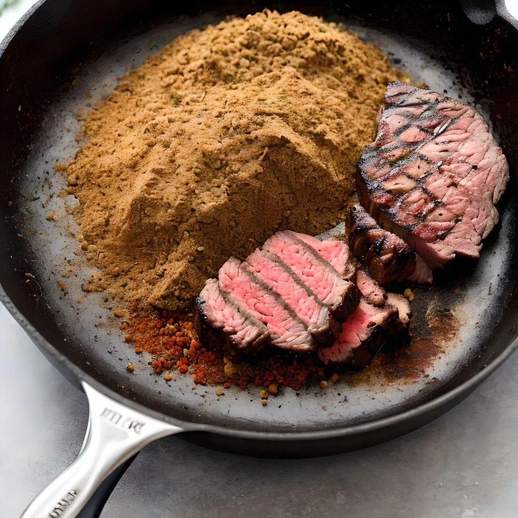 Spicy Cajun Round Bottom Steak