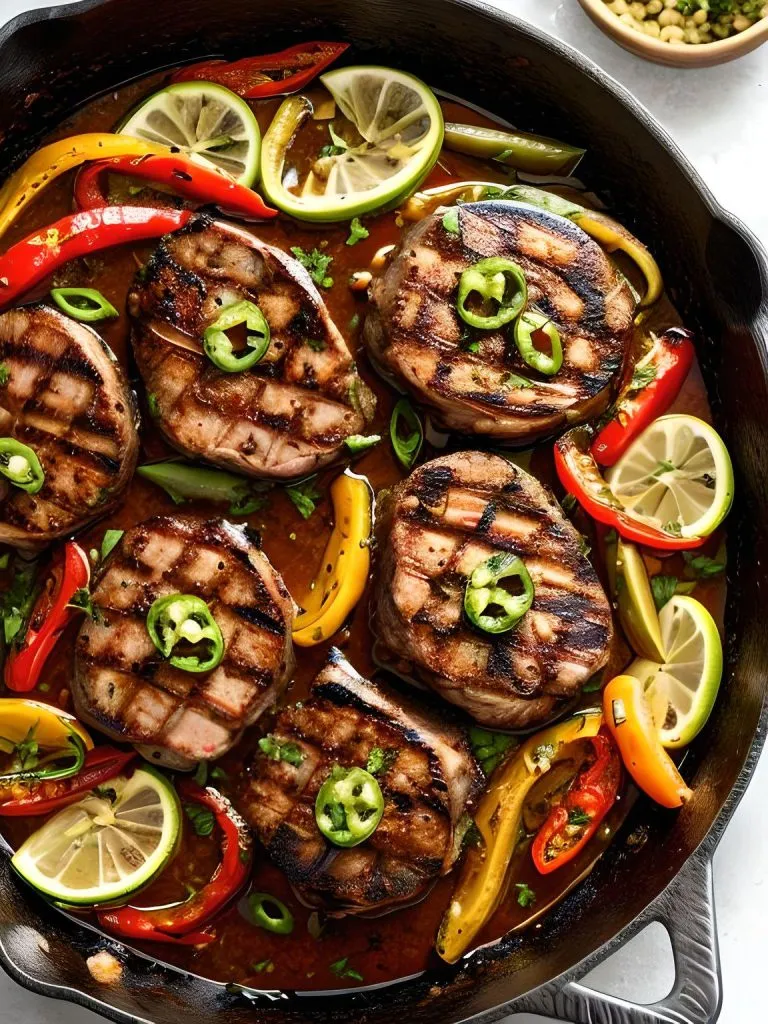 Spicy Jerk Jamaican Pepper Steak