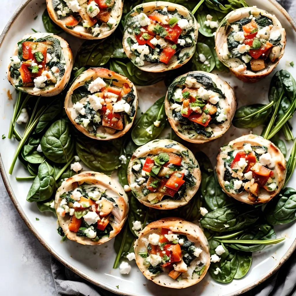 Spinach And Feta Stuffed Chicken Bombs 1024x1024 Chicken Bombs Recipe