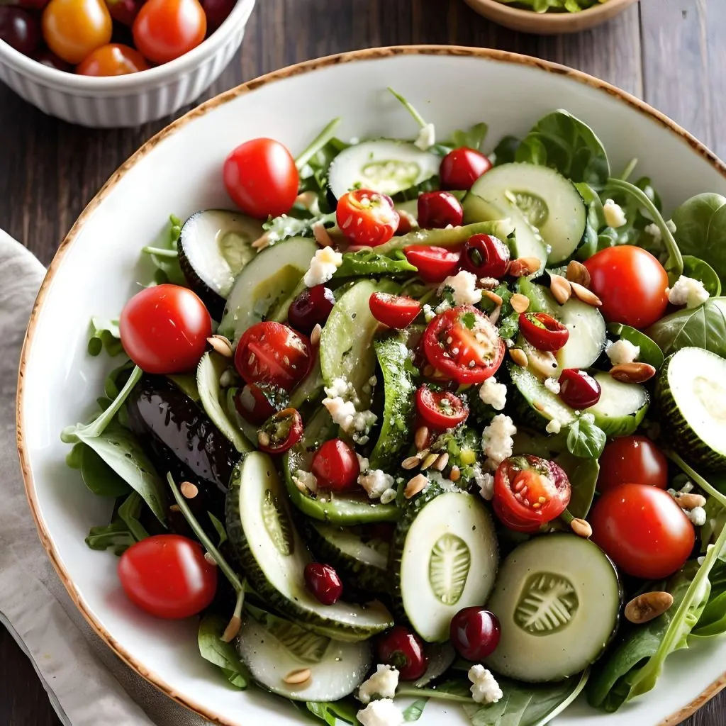 Sweet Gherkin Pickle Salad