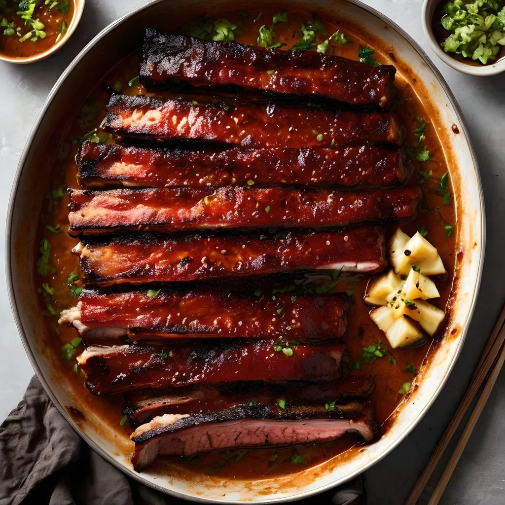 Sweet and Tangy Pork Ribs