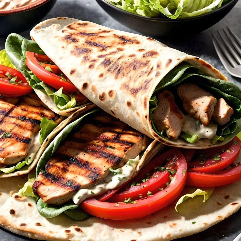 Tangy Chicken Wrap