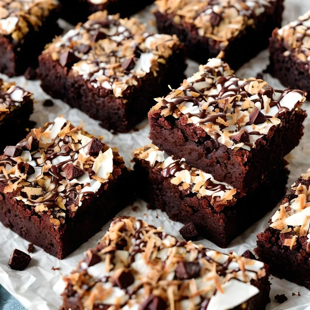 Toasted Coconut Brownies