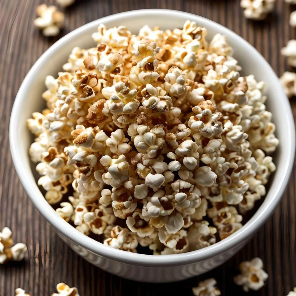 Toffee Crunch White Chocolate Popcorn 1024x1024 White Chocolate Popcorn Recipe