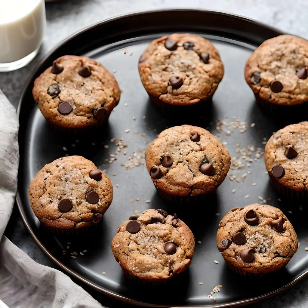 Vegan Chocolate Chip Mini Muffins