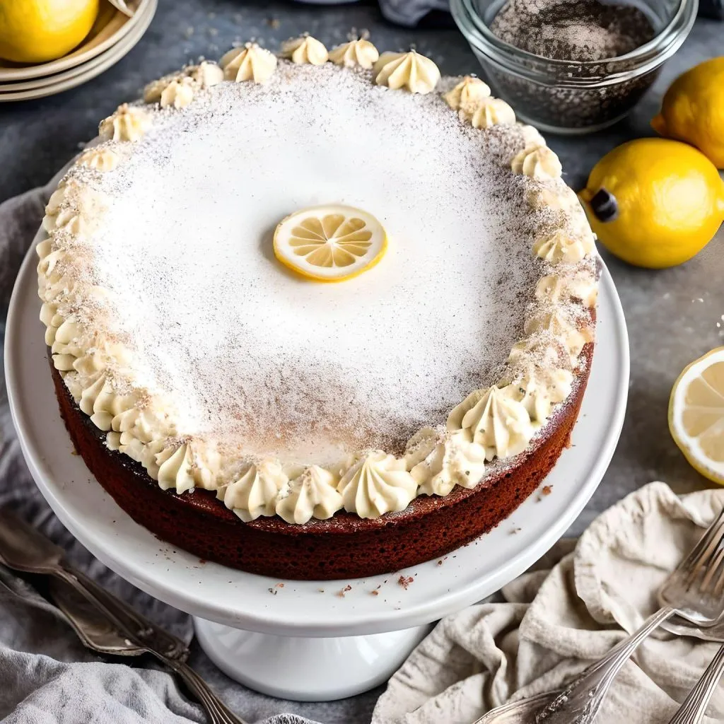Vegan Meyer Lemon Cake