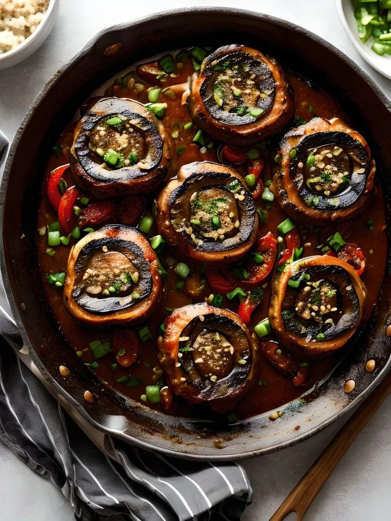 Vegetarian Jamaican Pepper Steak