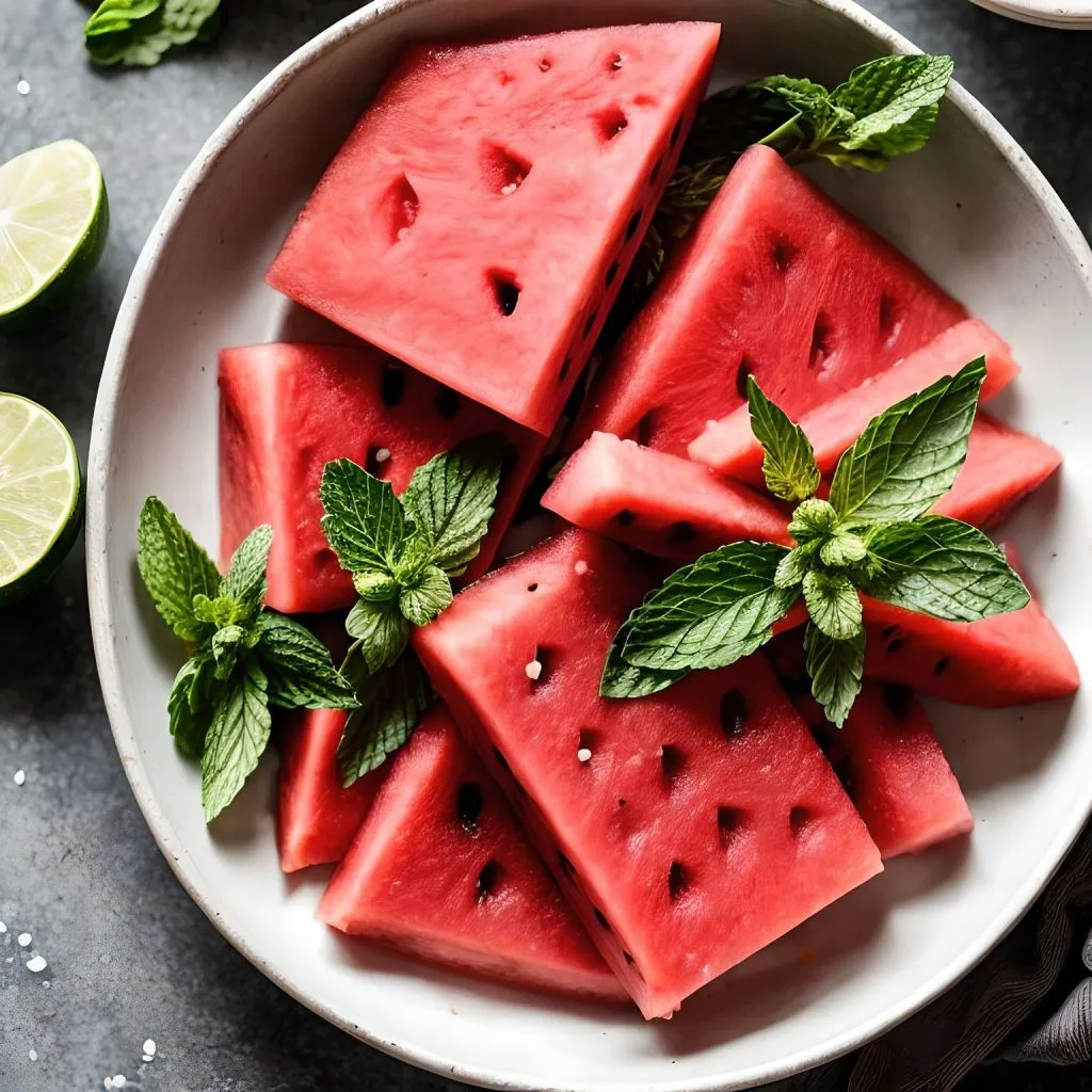 Watermelon Mint Paletas