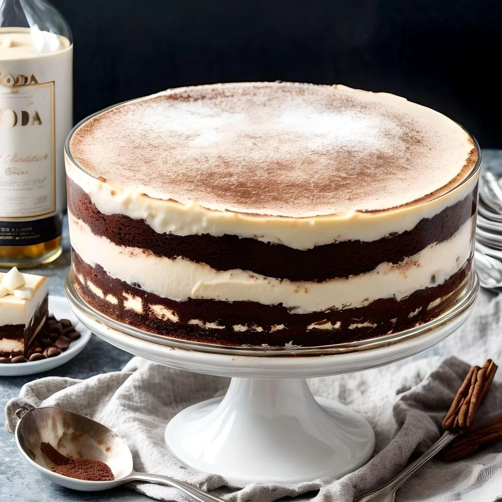 White Chocolate Liqueur Tiramisu
