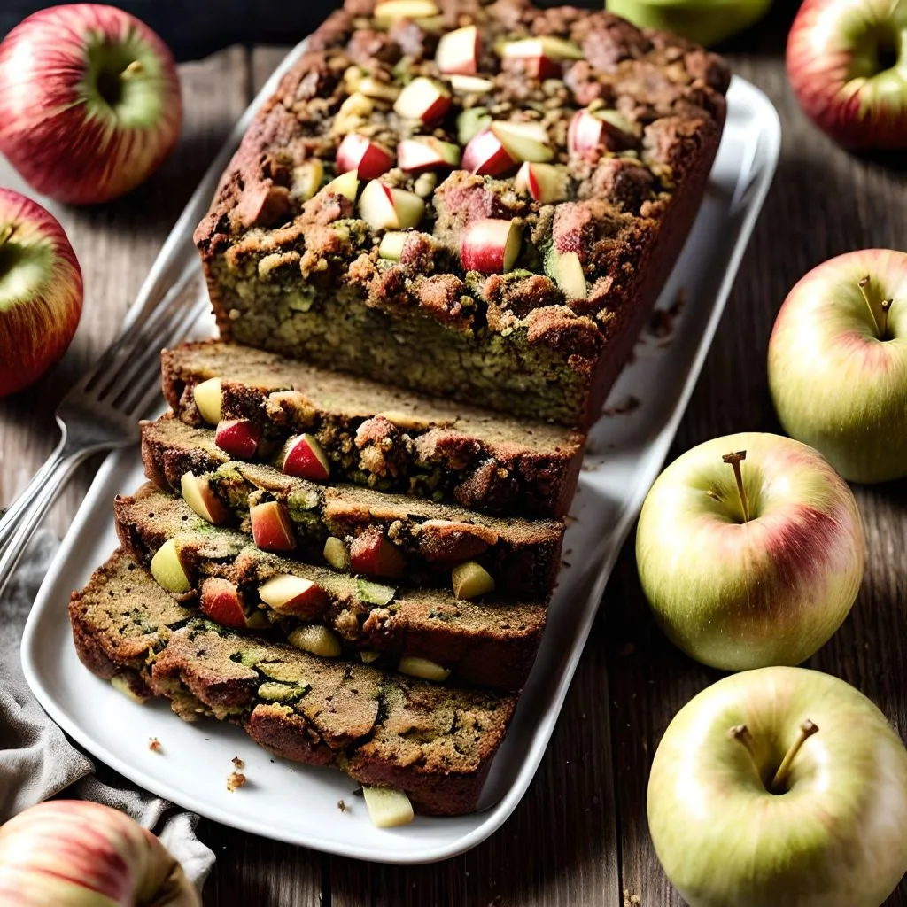 Zucchini Apple Bread 1024x1024 Zucchini Bread Machine Recipe