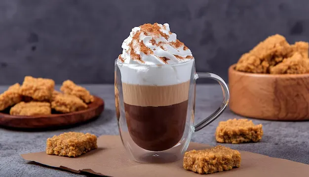 a cup of mocha with whipped cream at its top.