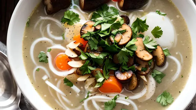 Shiitake Mushroom Soup Recipe