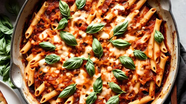 Vegetarian Baked Ziti Recipe