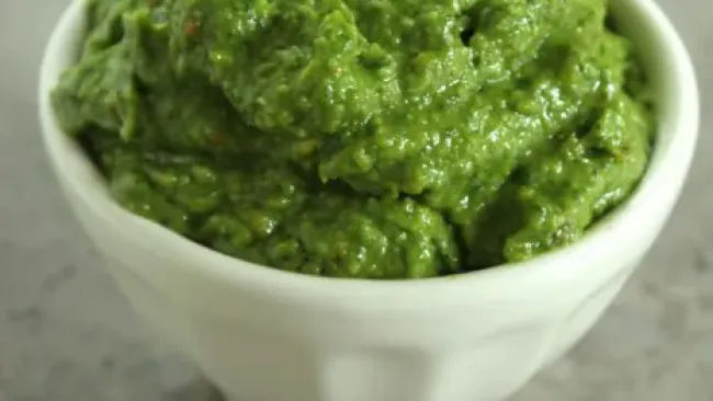 Creamy Avocado, Cilantro, & Pistachio Pesto